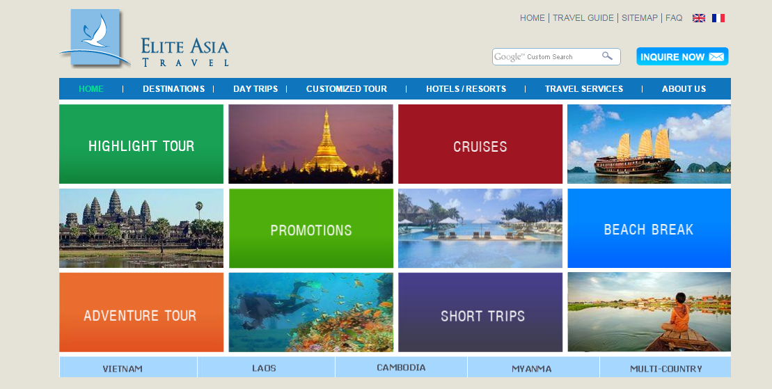 Thiết kế website đặt khách sạn, du lịch